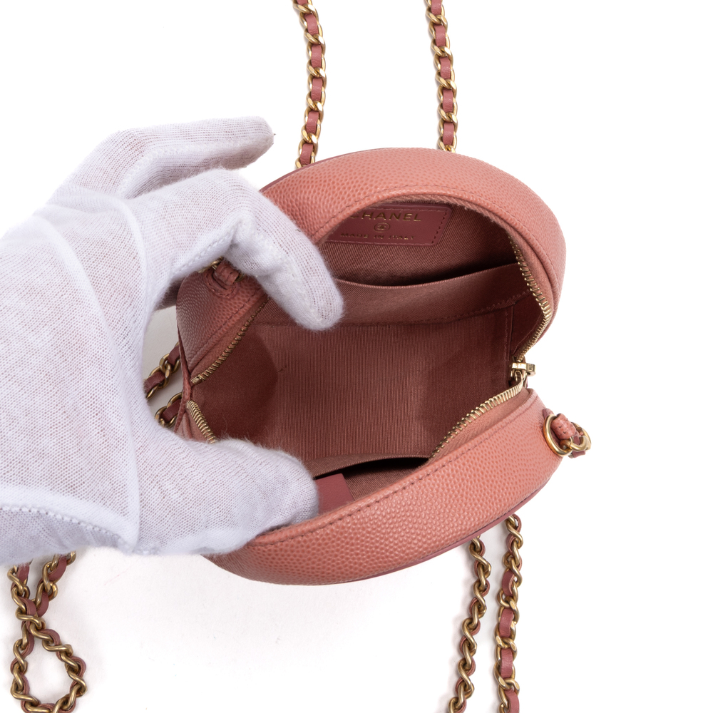 Chanel Filigree Round Chain Clutch Mini - Picture 7 of 9